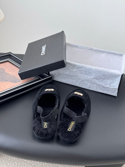 Chanel 24K Autumn/Winter Furry Mules