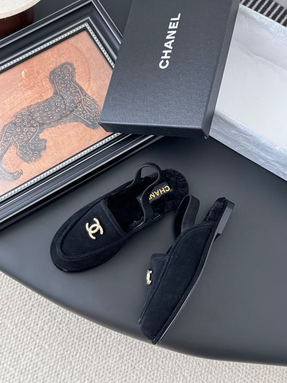 Chanel 24K Autumn/Winter Furry Mules