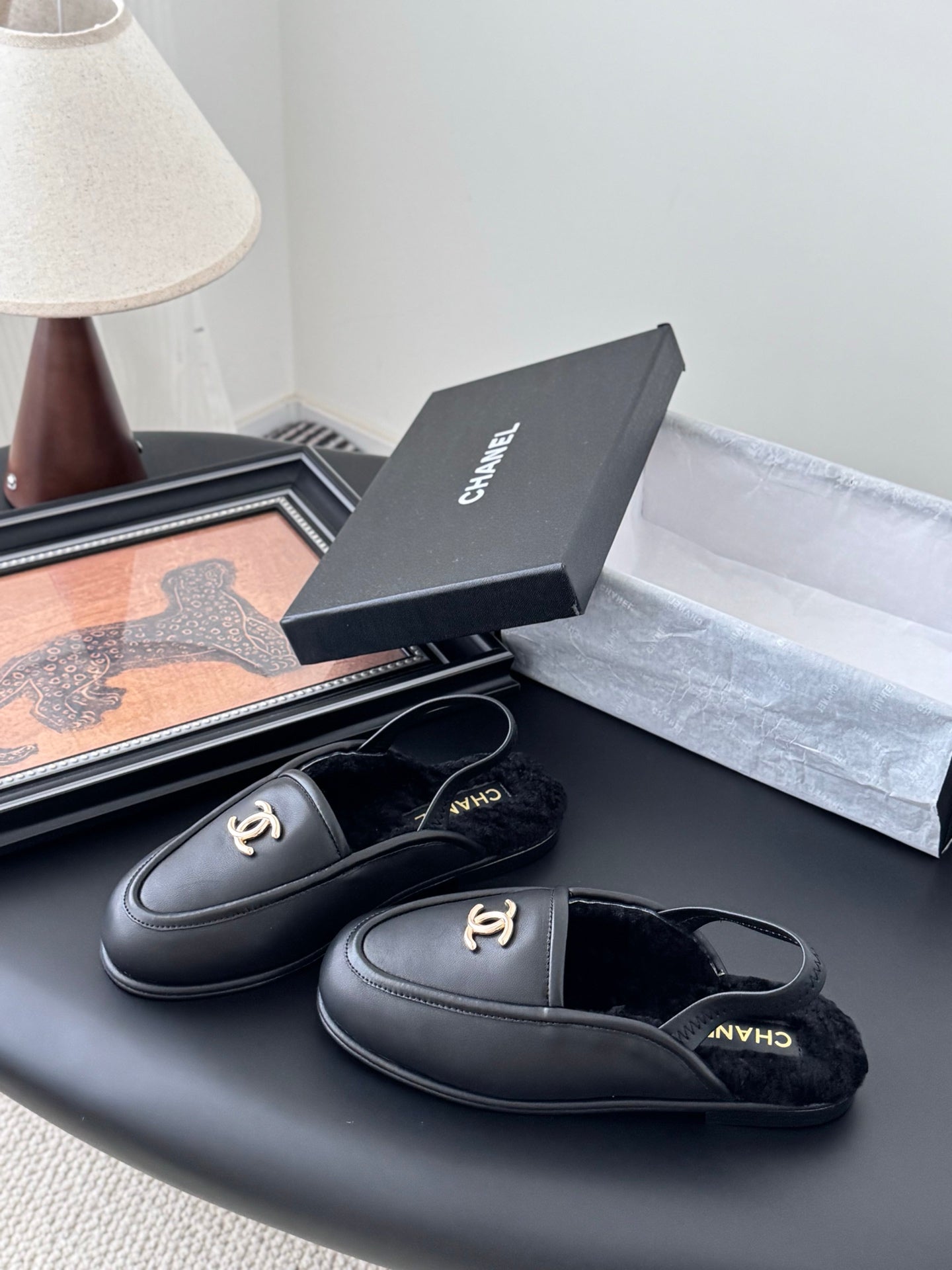 Chanel 24K Autumn/Winter Furry Mules
