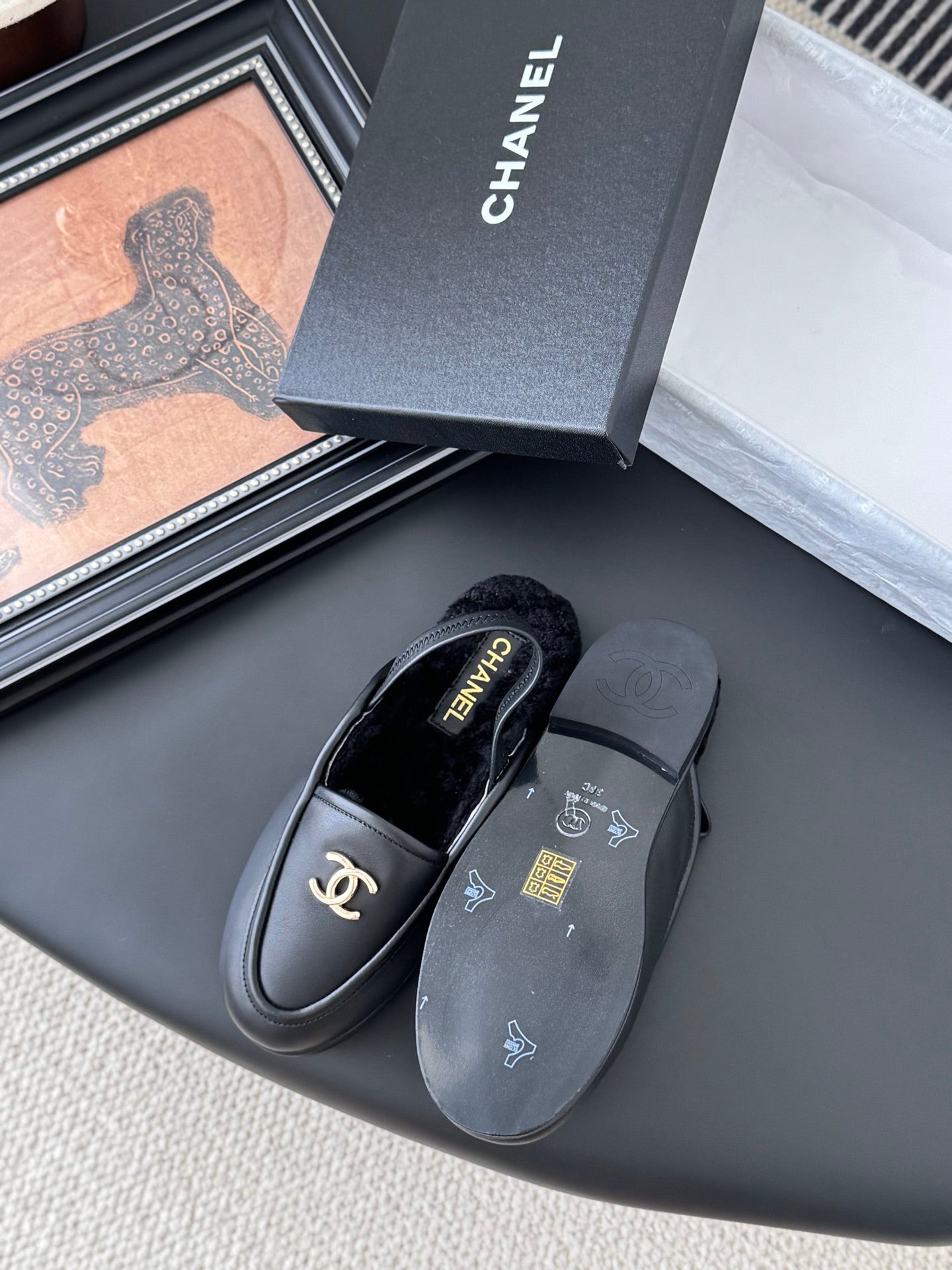 Chanel 24K Autumn/Winter Furry Mules