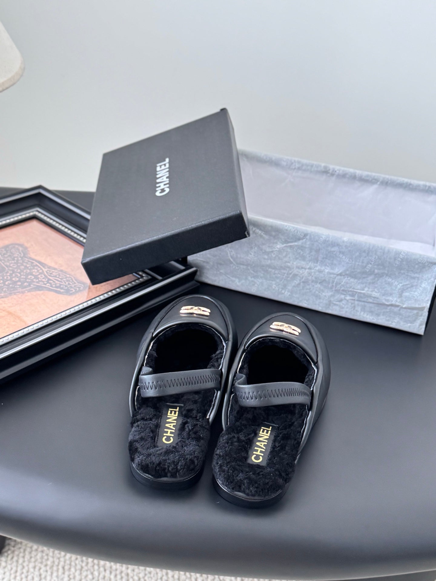 Chanel 24K Autumn/Winter Furry Mules