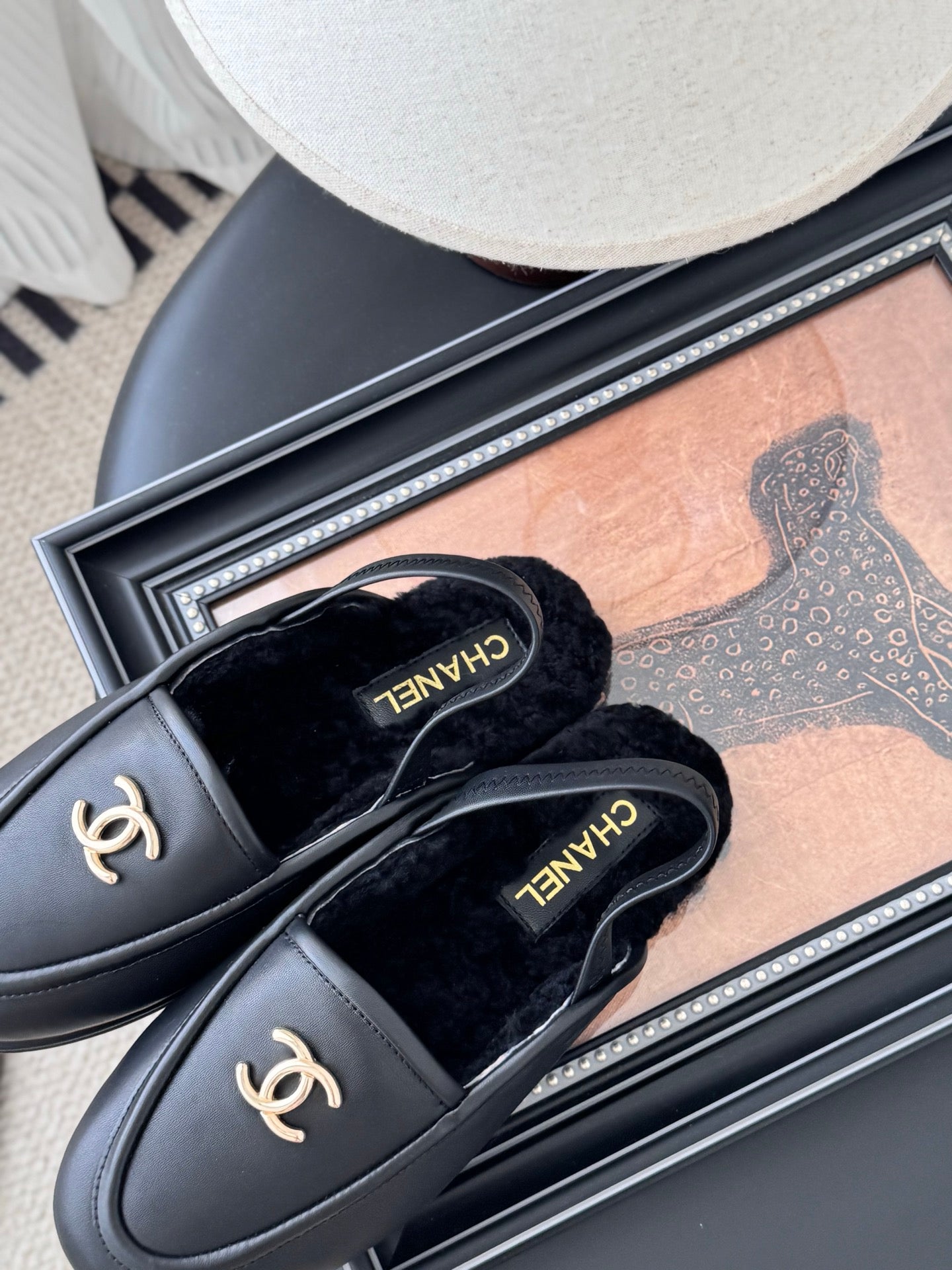 Chanel 24K Autumn/Winter Furry Mules