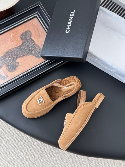 Chanel 24K Autumn/Winter Furry Mules