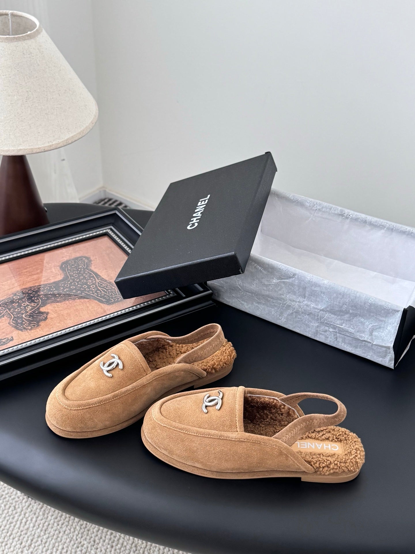 Chanel 24K Autumn/Winter Furry Mules