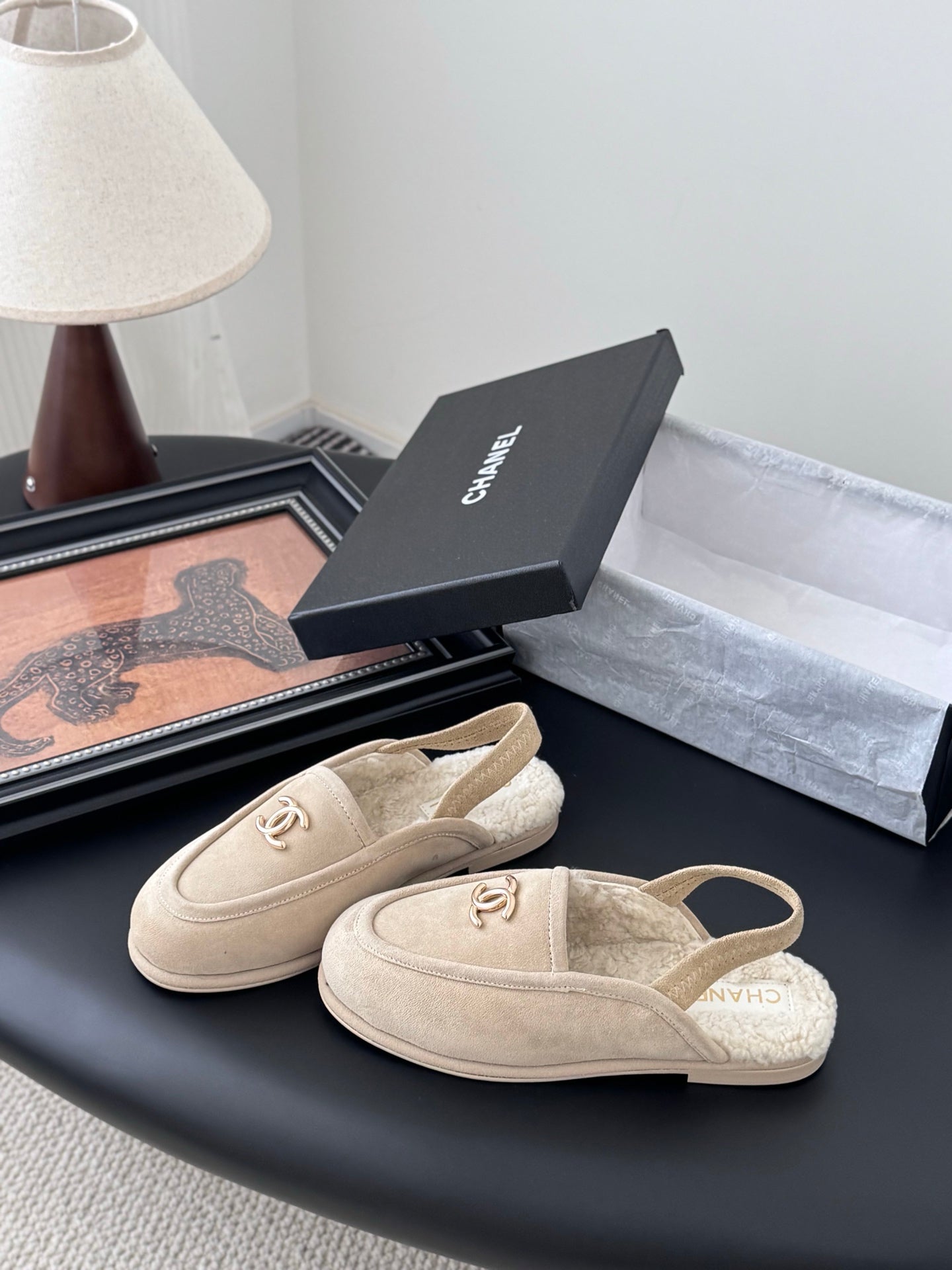 Chanel 24K Autumn/Winter Furry Mules