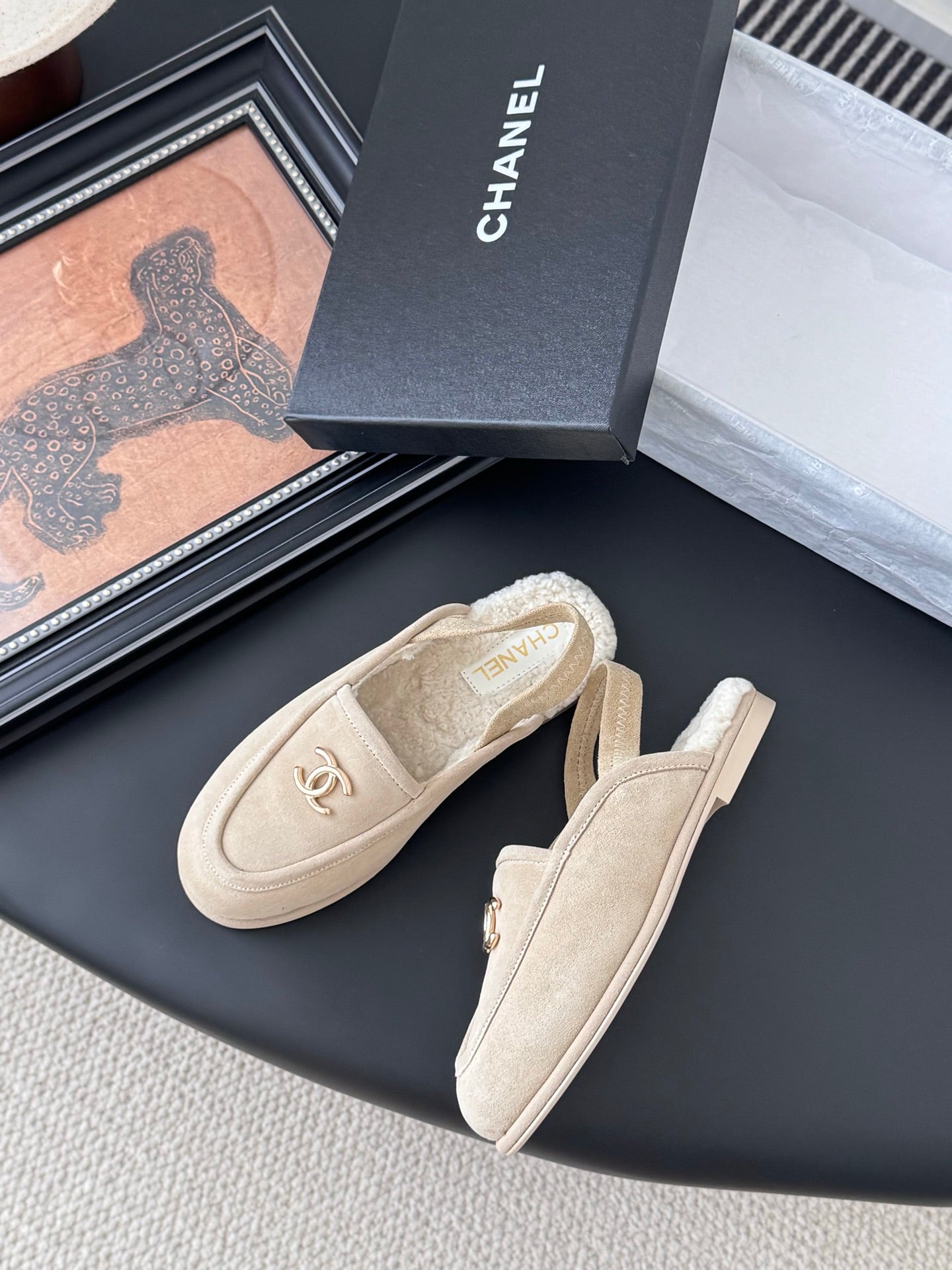 Chanel 24K Autumn/Winter Furry Mules