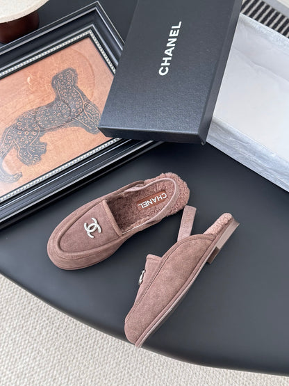 Chanel 24K Autumn/Winter Furry Mules