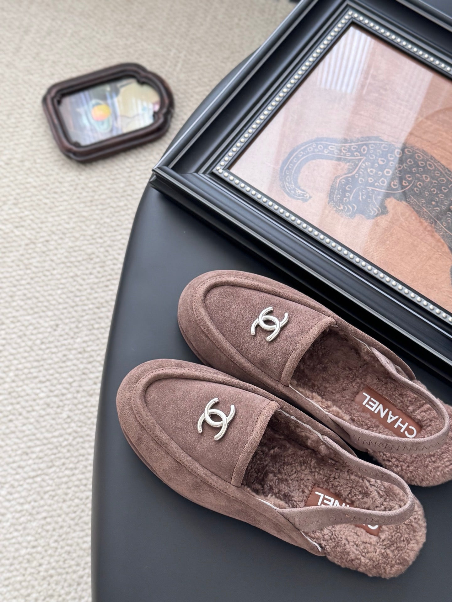 Chanel 24K Autumn/Winter Furry Mules