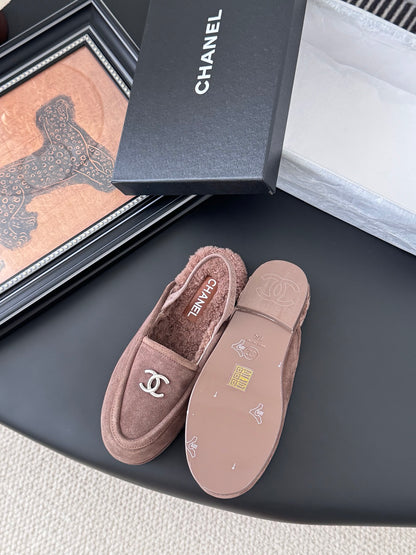 Chanel 24K Autumn/Winter Furry Mules