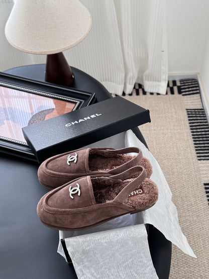 Chanel 24K Autumn/Winter Furry Mules