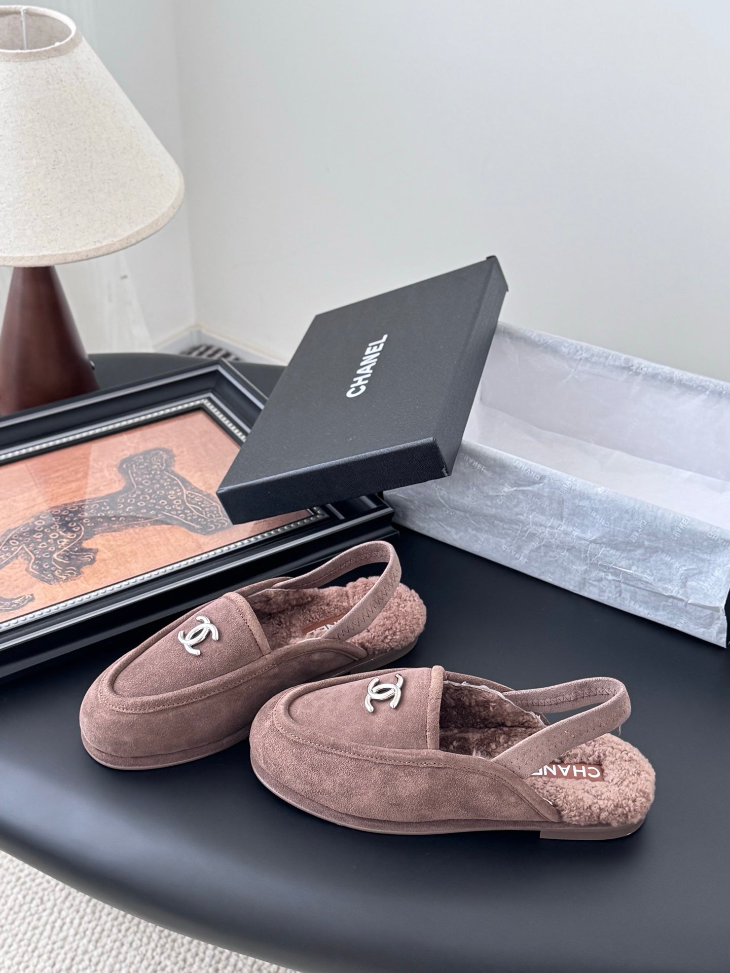 Chanel 24K Autumn/Winter Furry Mules