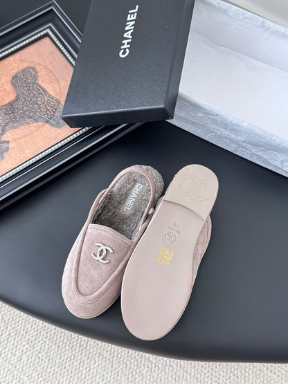 Chanel 24K Autumn/Winter Furry Mules