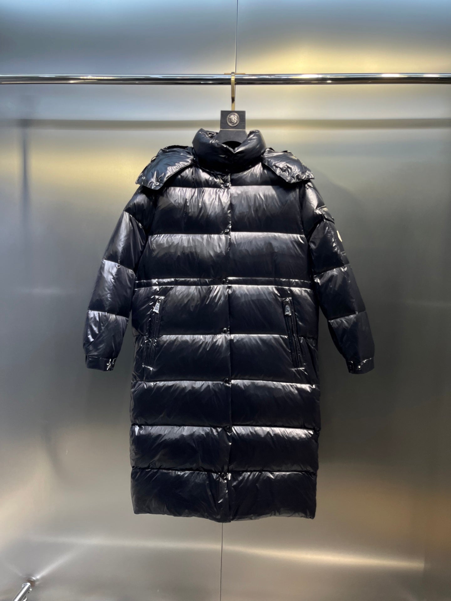 Moncler Cavettaz Long Down Jacket