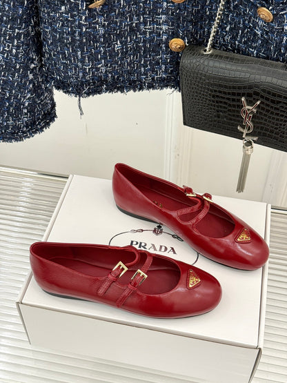 Prada Classic Mary Jane Flats