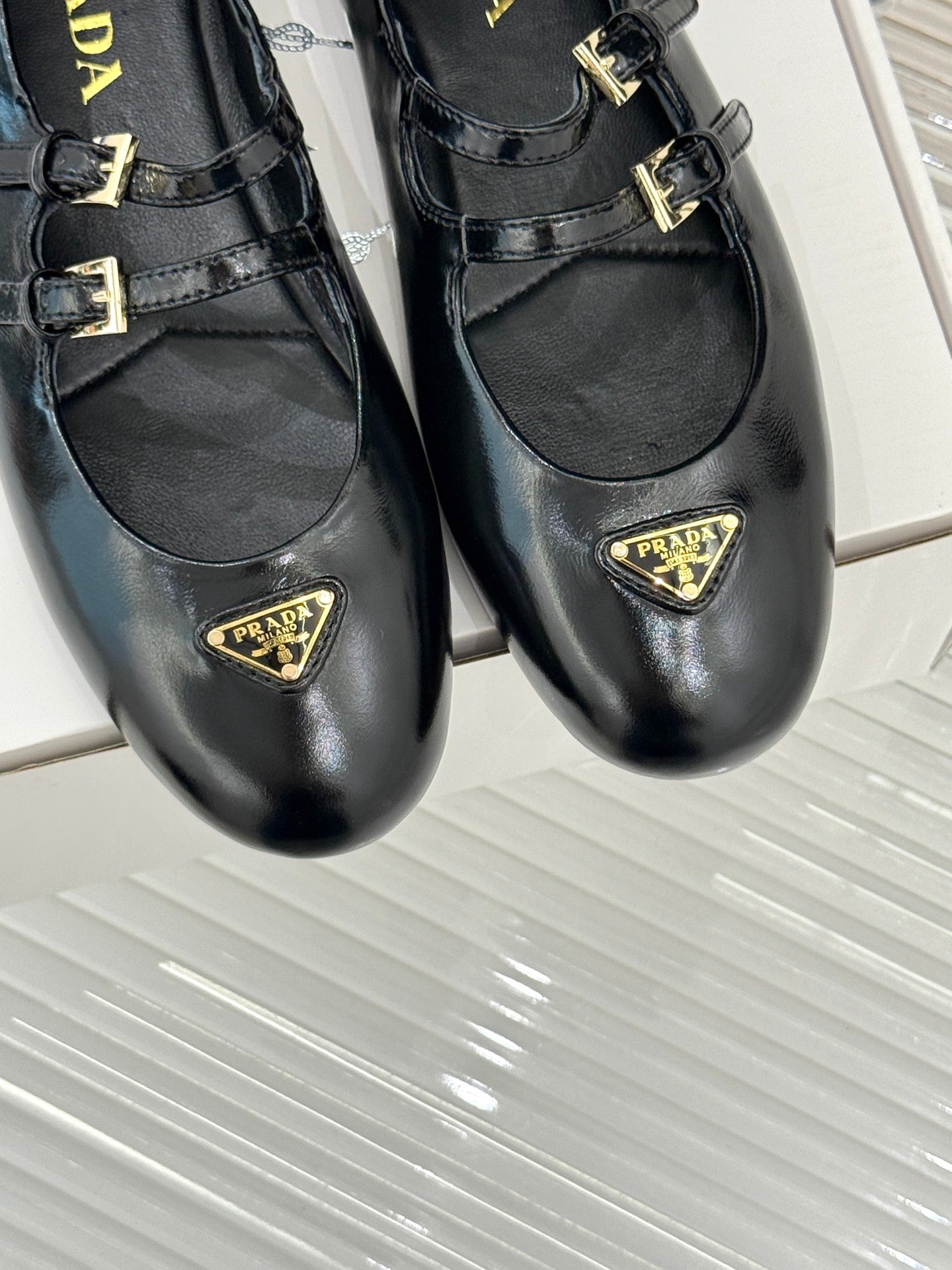 Prada Classic Mary Jane Flats