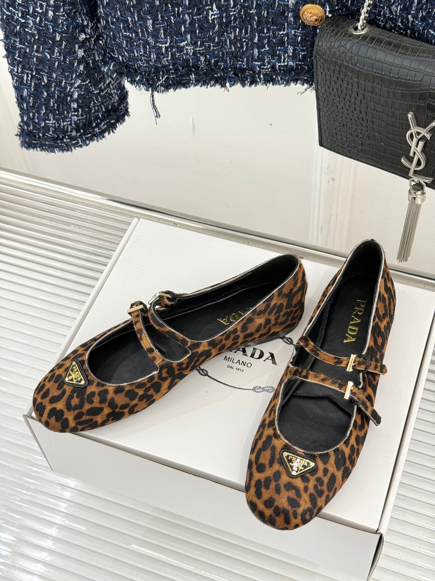 Prada Classic Mary Jane Flats