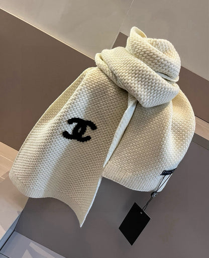 Chanel Scarf and Hat Set