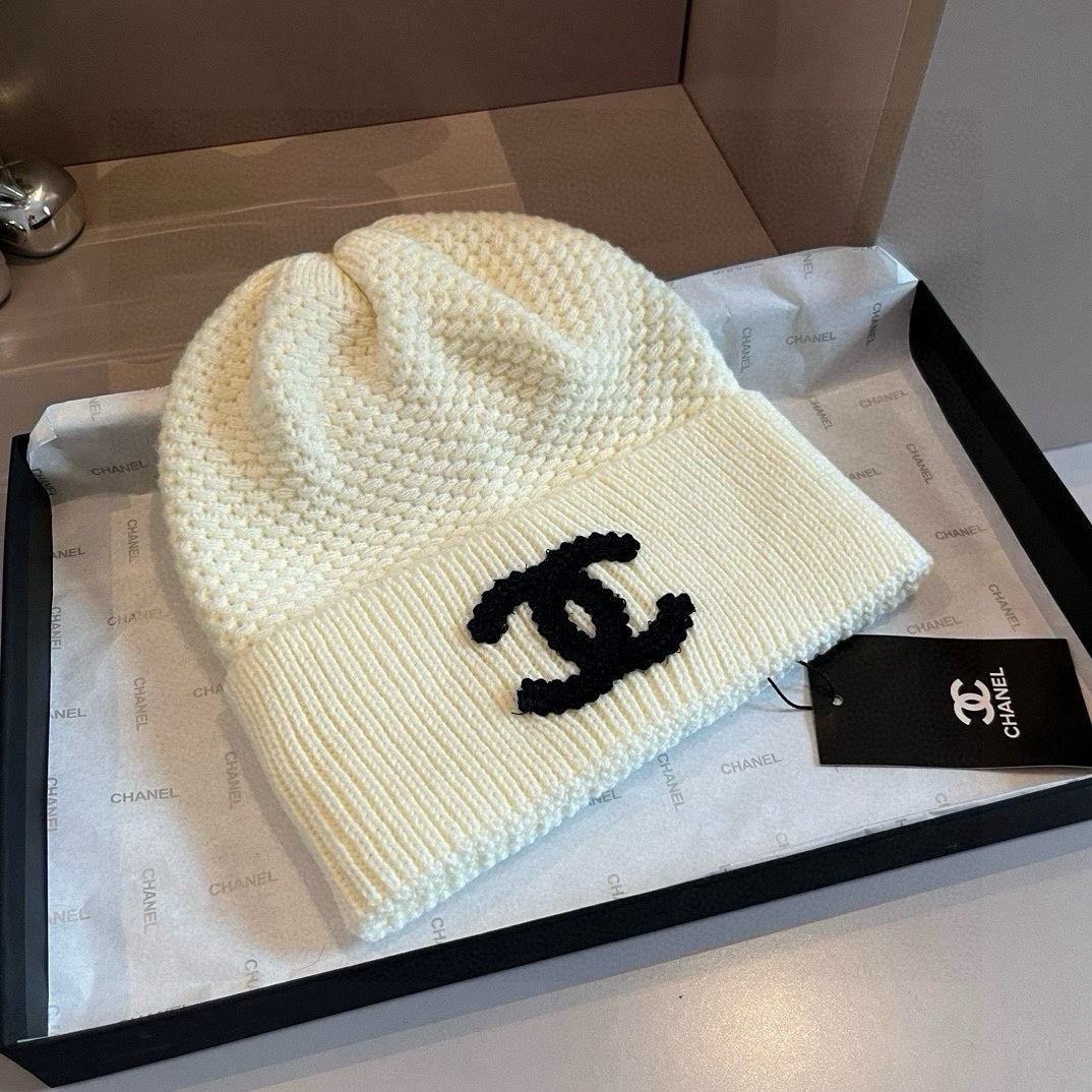 Chanel Scarf and Hat Set