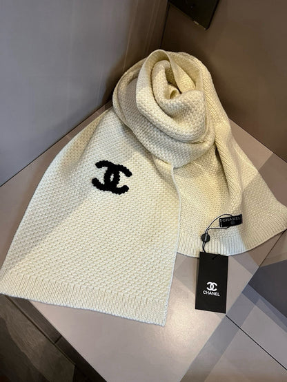 Chanel Scarf and Hat Set