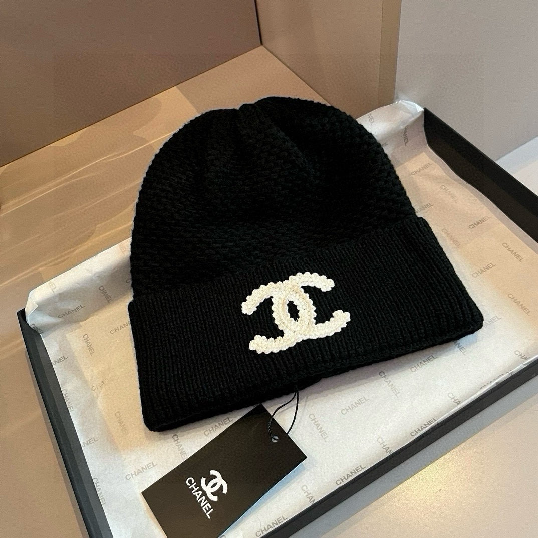 Chanel Scarf and Hat Set