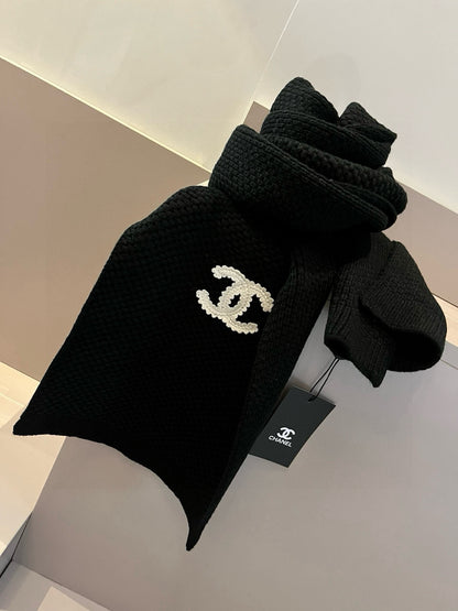 Chanel Scarf and Hat Set