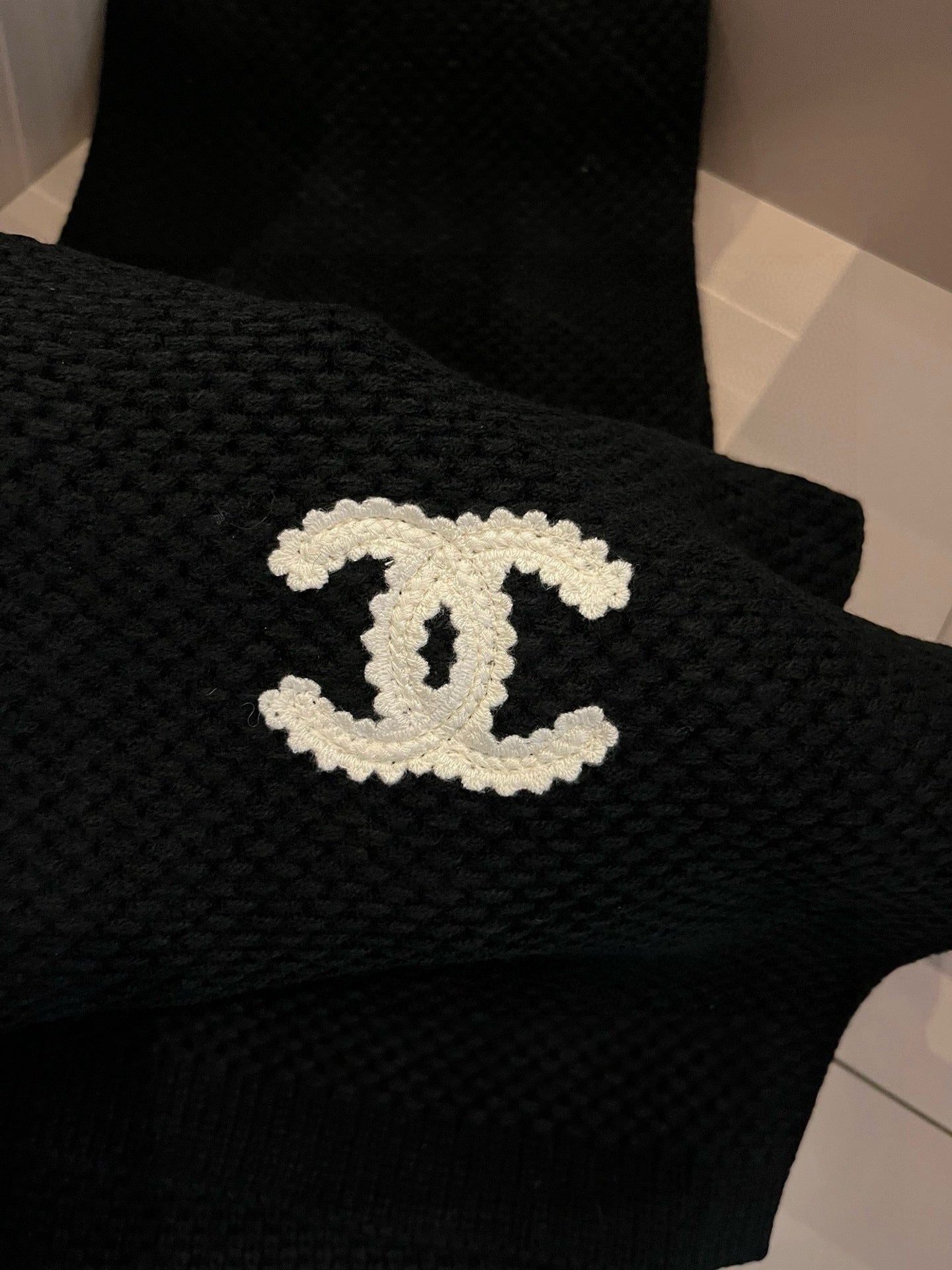 Chanel Scarf and Hat Set
