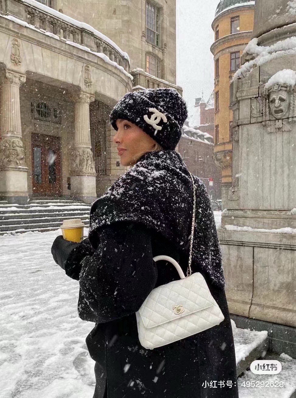 Chanel Scarf and Hat Set