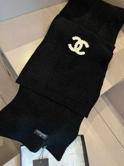 Chanel Scarf and Hat Set