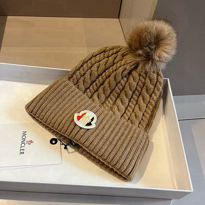 Moncler Knitted Scarf Hat Set