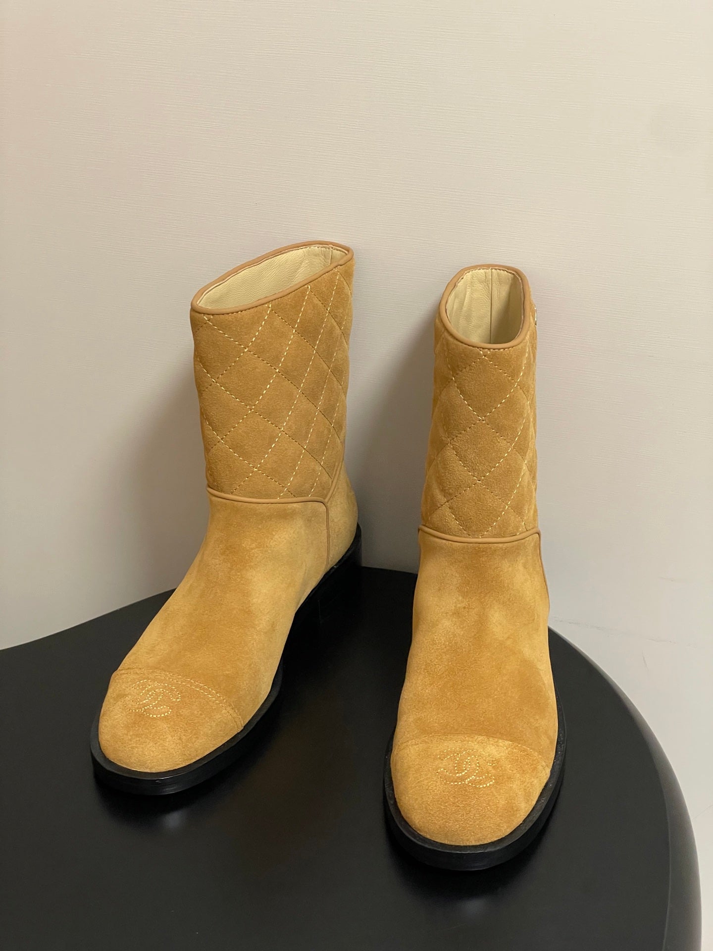 Chanel Spliced Quilted Ankle Boots – 25FW