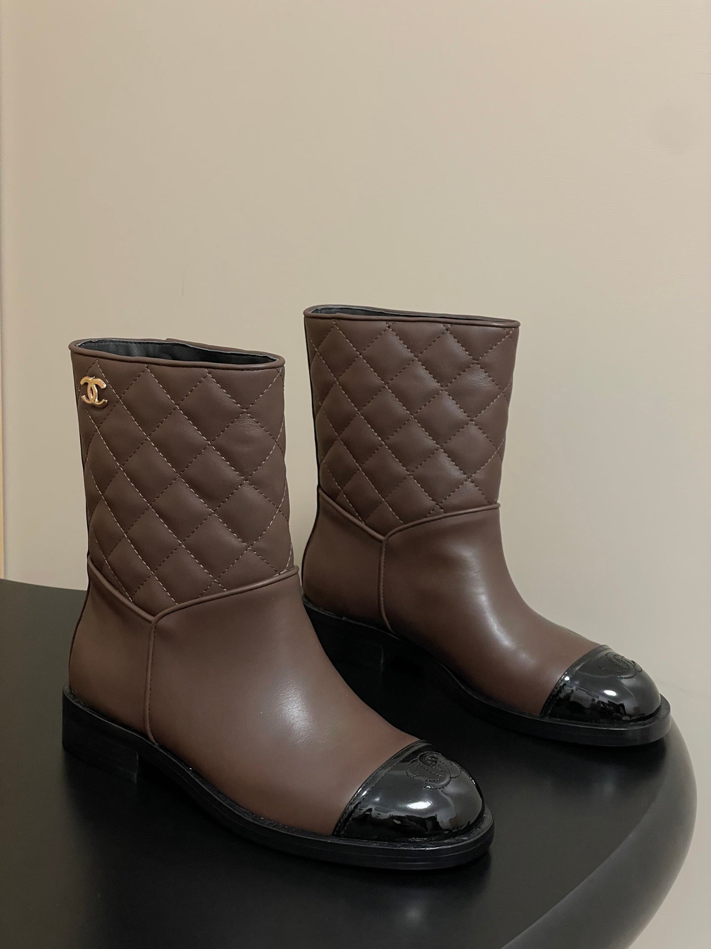 Chanel Spliced Quilted Ankle Boots – 25FW