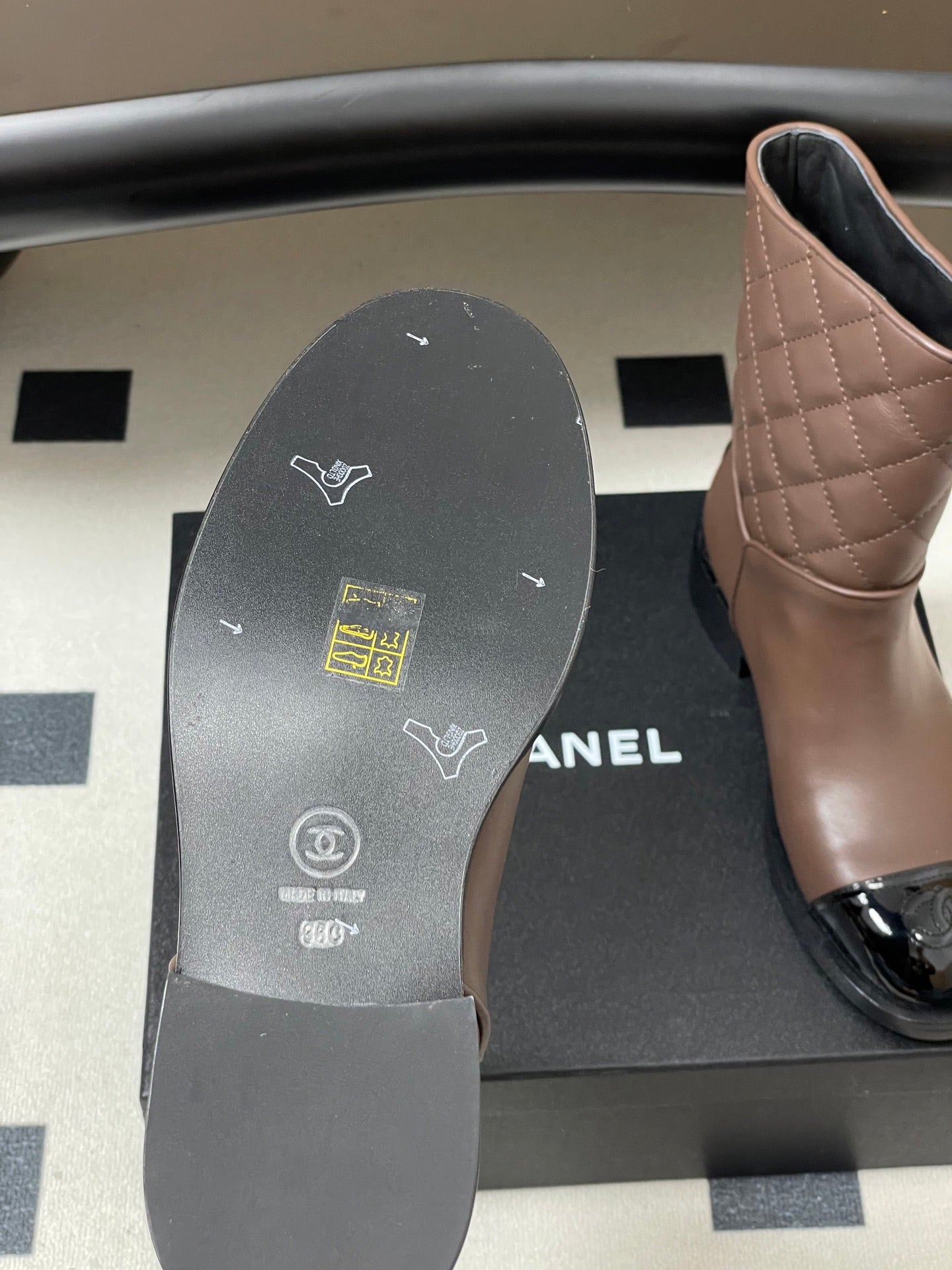 Chanel Spliced Quilted Ankle Boots – 25FW