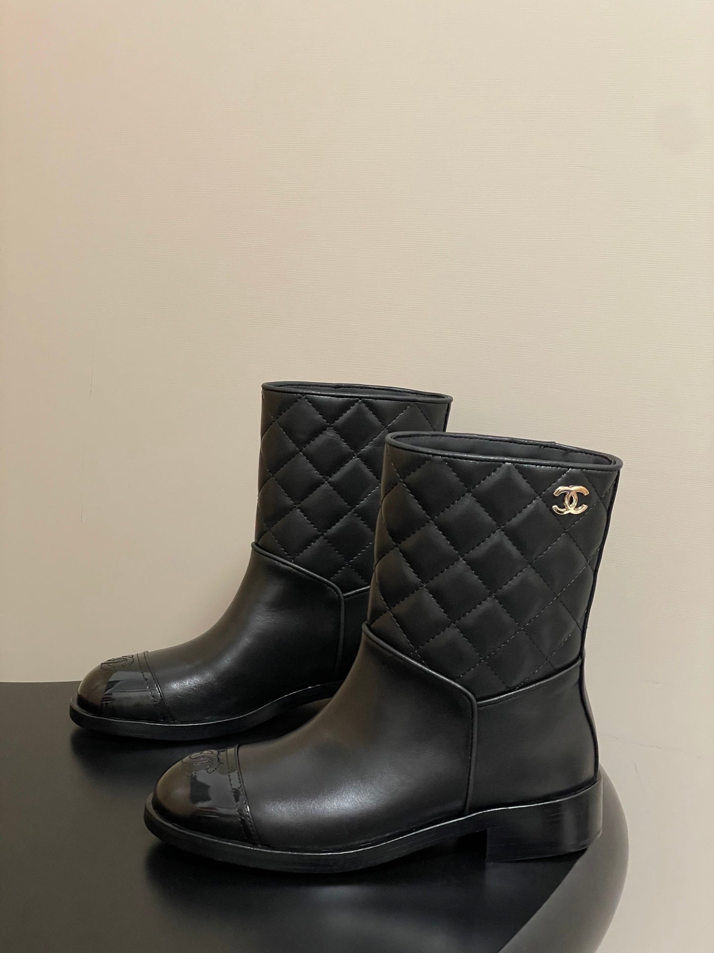 Chanel Spliced Quilted Ankle Boots – 25FW