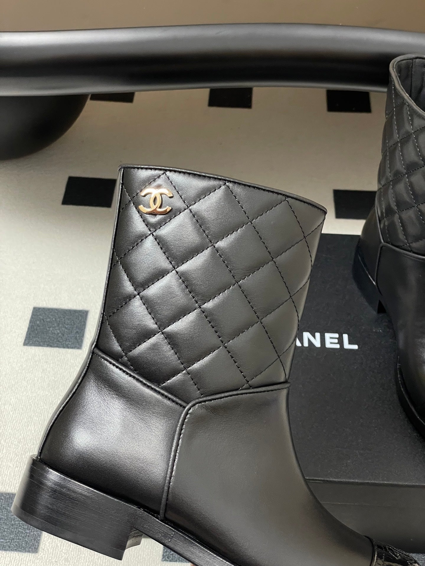 Chanel Spliced Quilted Ankle Boots – 25FW