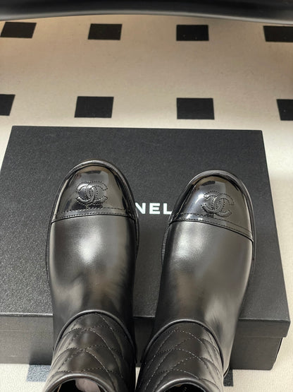 Chanel Spliced Quilted Ankle Boots – 25FW