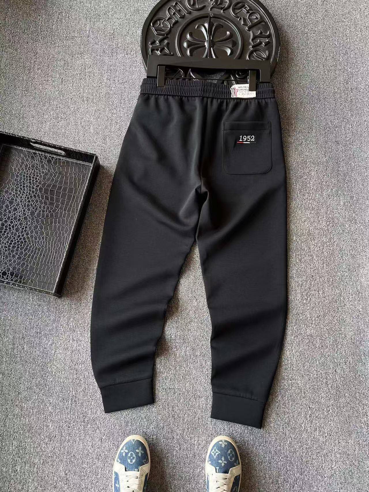 Moncler 1952 Series Modal Embroidered Pants