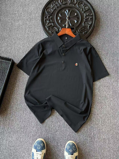 Moncler Lightweight Business Casual Seamless Polo Shirt – 2024 Collection