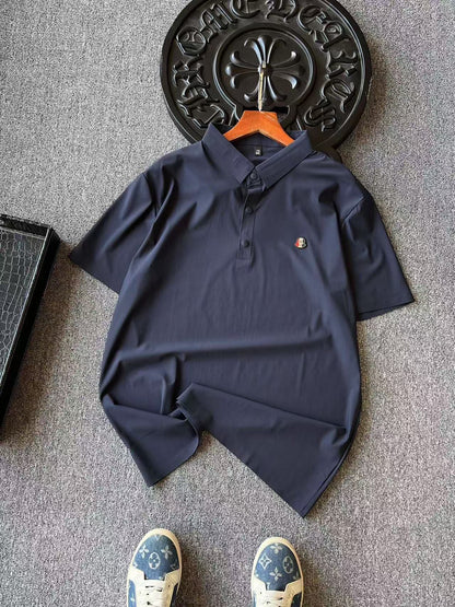 Moncler Lightweight Business Casual Seamless Polo Shirt – 2024 Collection