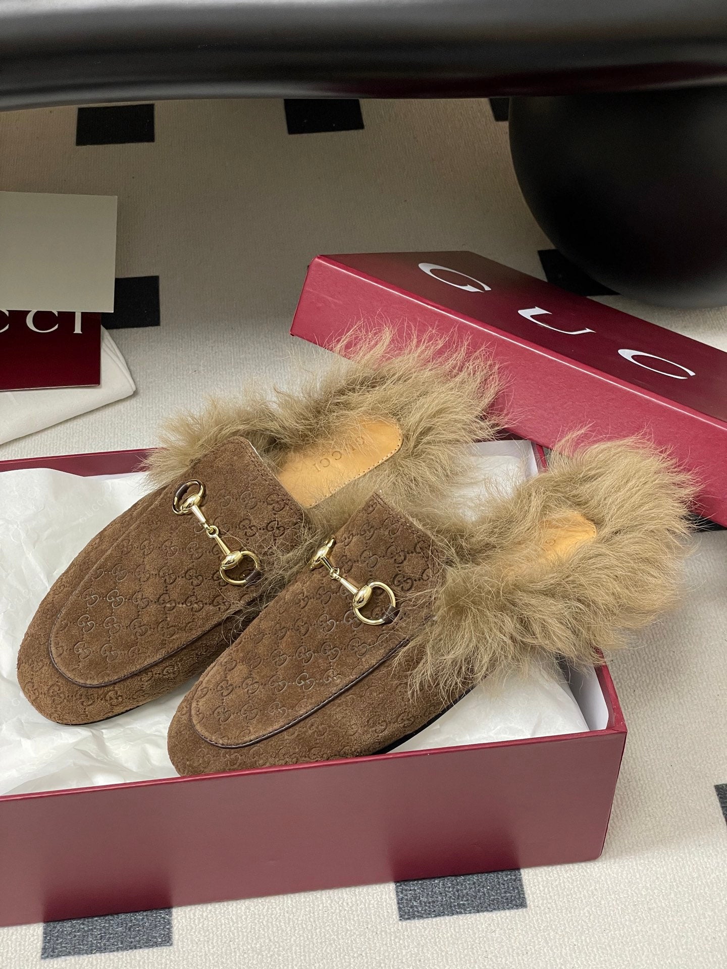 Gucci Princetown Classic Wool Mules – 2025 Fall Latest Edition