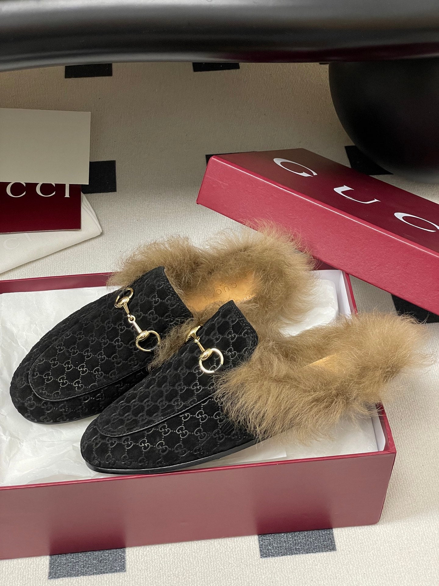 Gucci Princetown Classic Wool Mules – 2025 Fall Latest Edition
