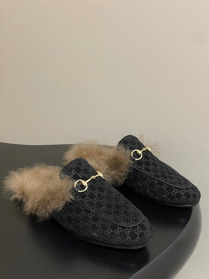 Gucci Princetown Classic Wool Mules – 2025 Fall Latest Edition