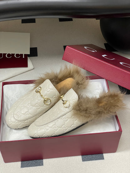 Gucci Princetown Classic Wool Mules – 2025 Fall Latest Edition