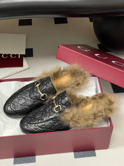 Gucci Princetown Classic Wool Mules – 2025 Fall Latest Edition