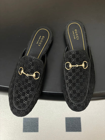 Gucci Princetown Double G Suede Mules – 2025 Fall Collection