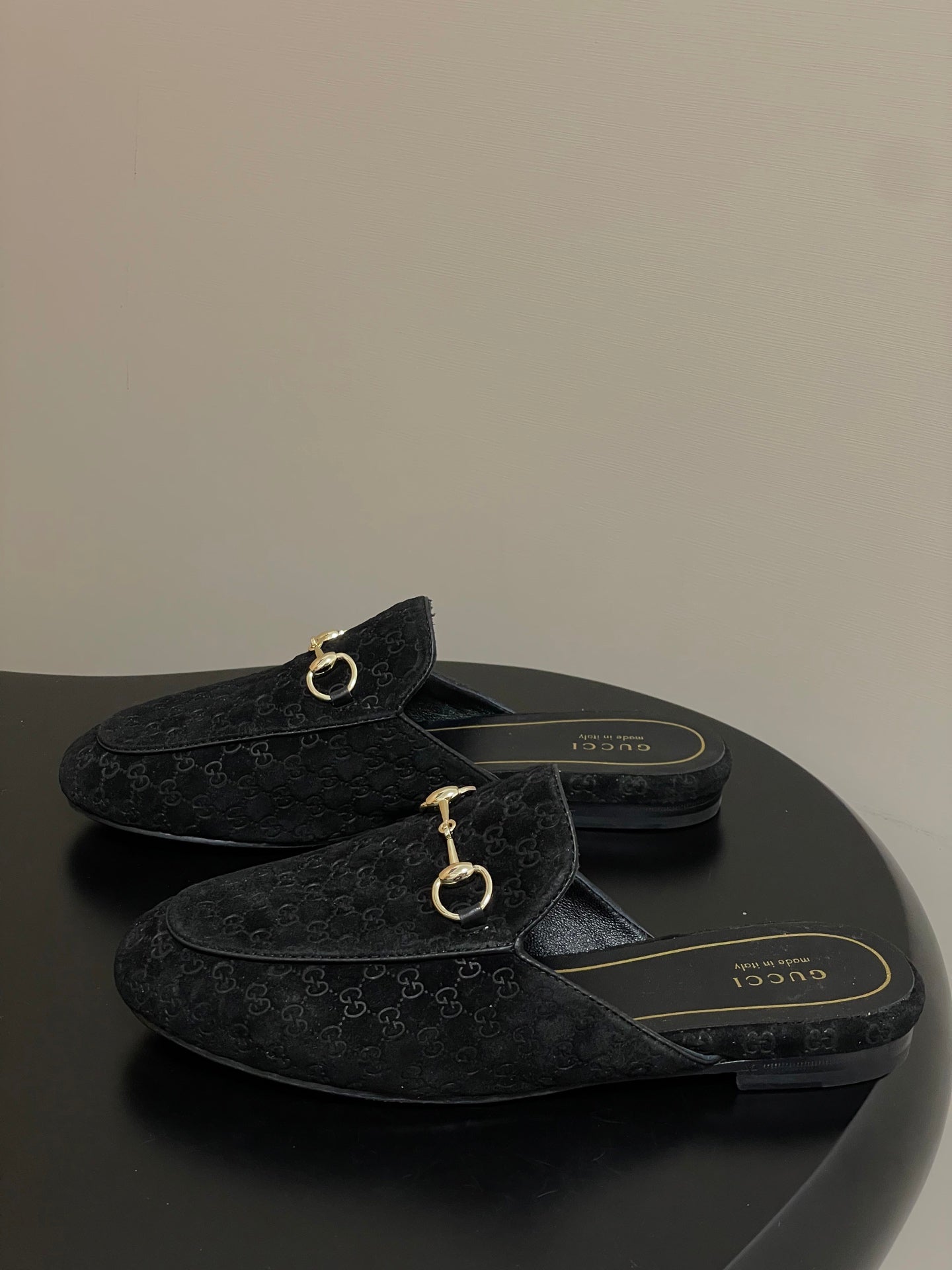 Gucci Princetown Double G Suede Mules – 2025 Fall Collection