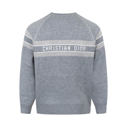 Dior Reversible Oblique Cashmere Crewneck Sweater – 25FW