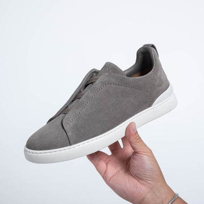 Zegna SECONDSKIN Triple Stitch Low-Top Sneakers