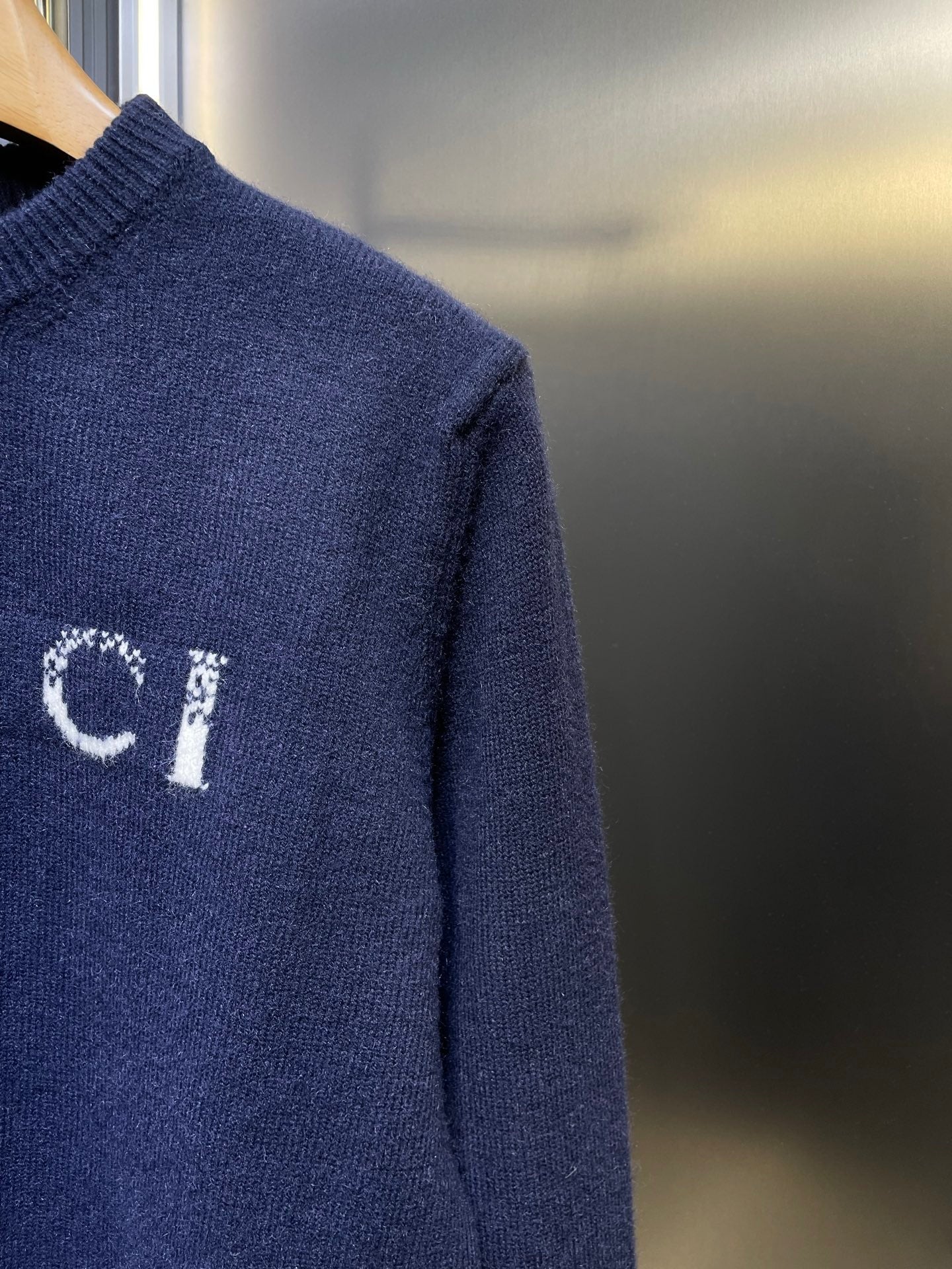 Gucci Dissipated Logo Wool Pullover