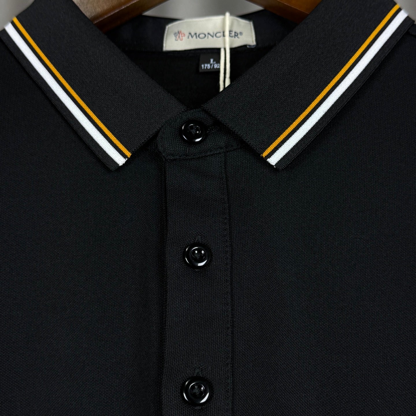 Moncler Classic Embroidered Long-Sleeve Polo Shirt