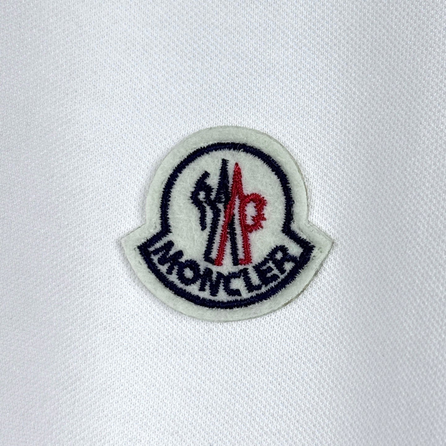 Moncler Classic Embroidered Long-Sleeve Polo Shirt